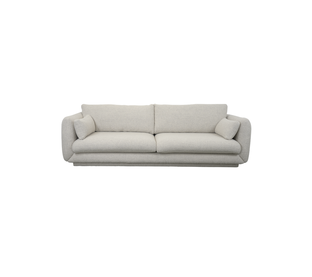 Bloom 3-seater sofa w/plinth