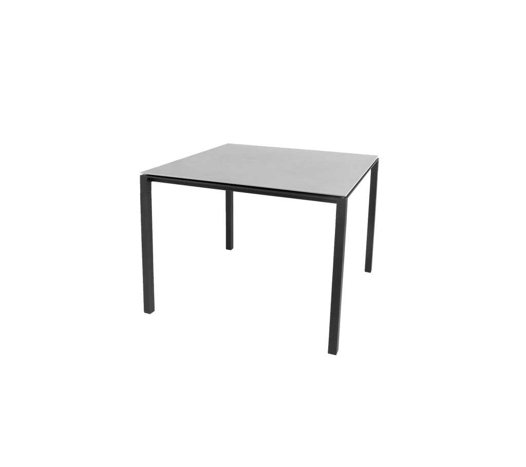 Pure dining table, 100x100 cm