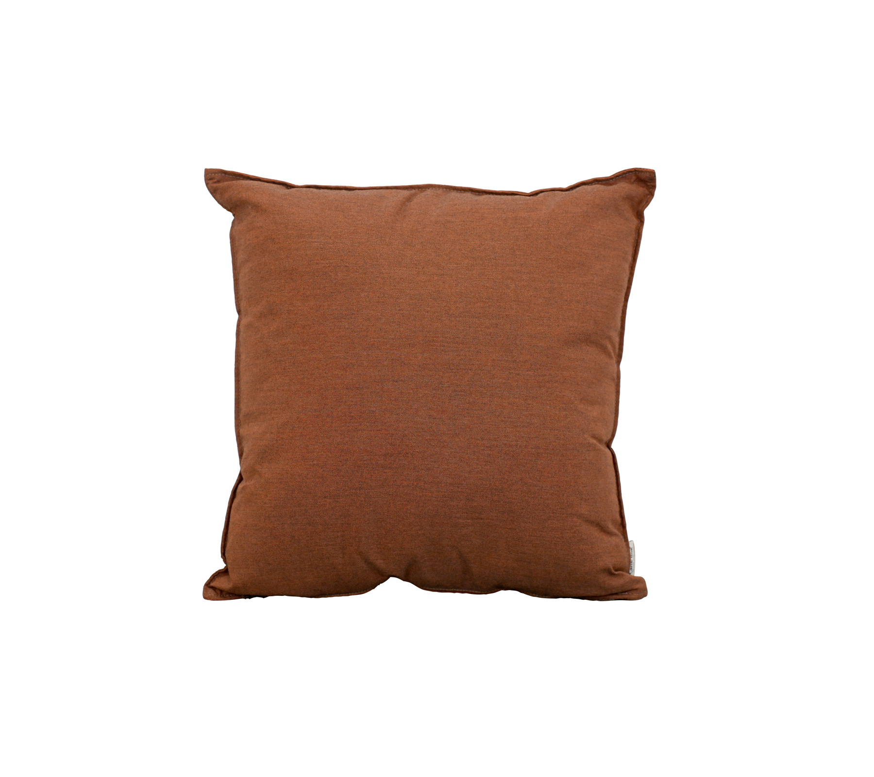Desert red cushion featuring a simple design.