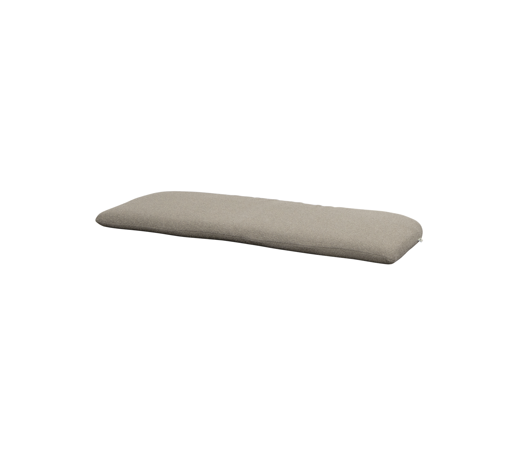 Rectangular cushion in a neutral beige color, designed for added comfort and support.