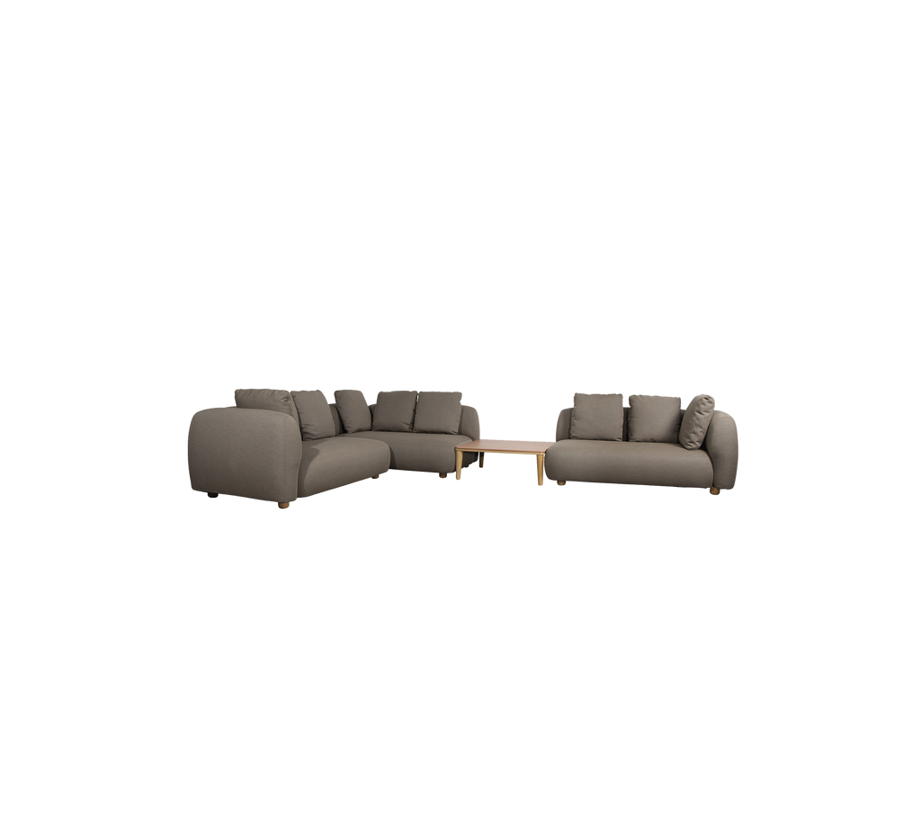 Capture corner sofa w/ table & chaise lounge