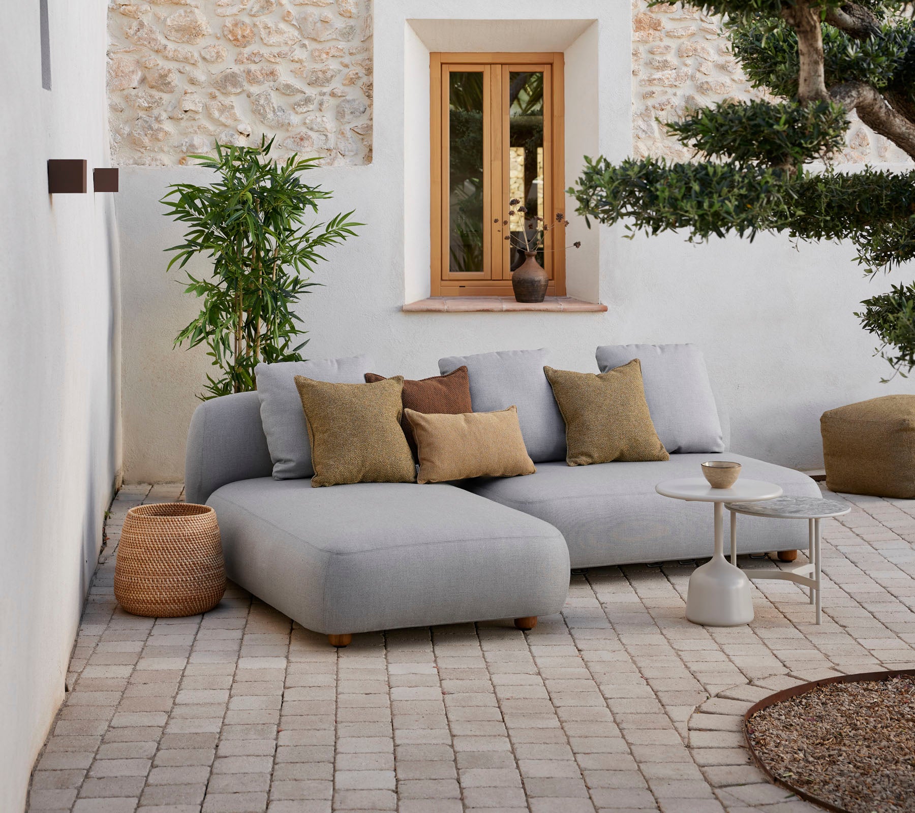 Cane-line Capture 2-seater sofa module Scandinavian outdoor
