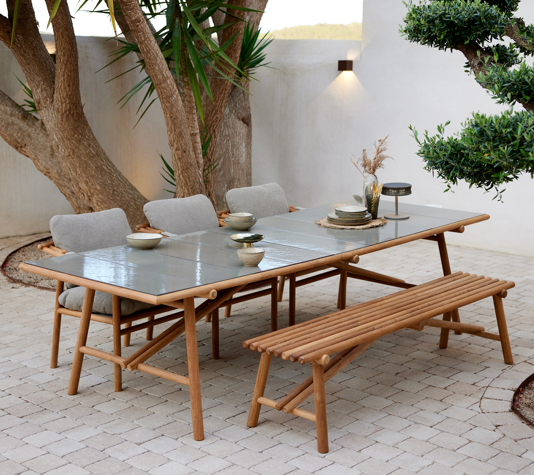 Sticks dining table, 280x100 cm