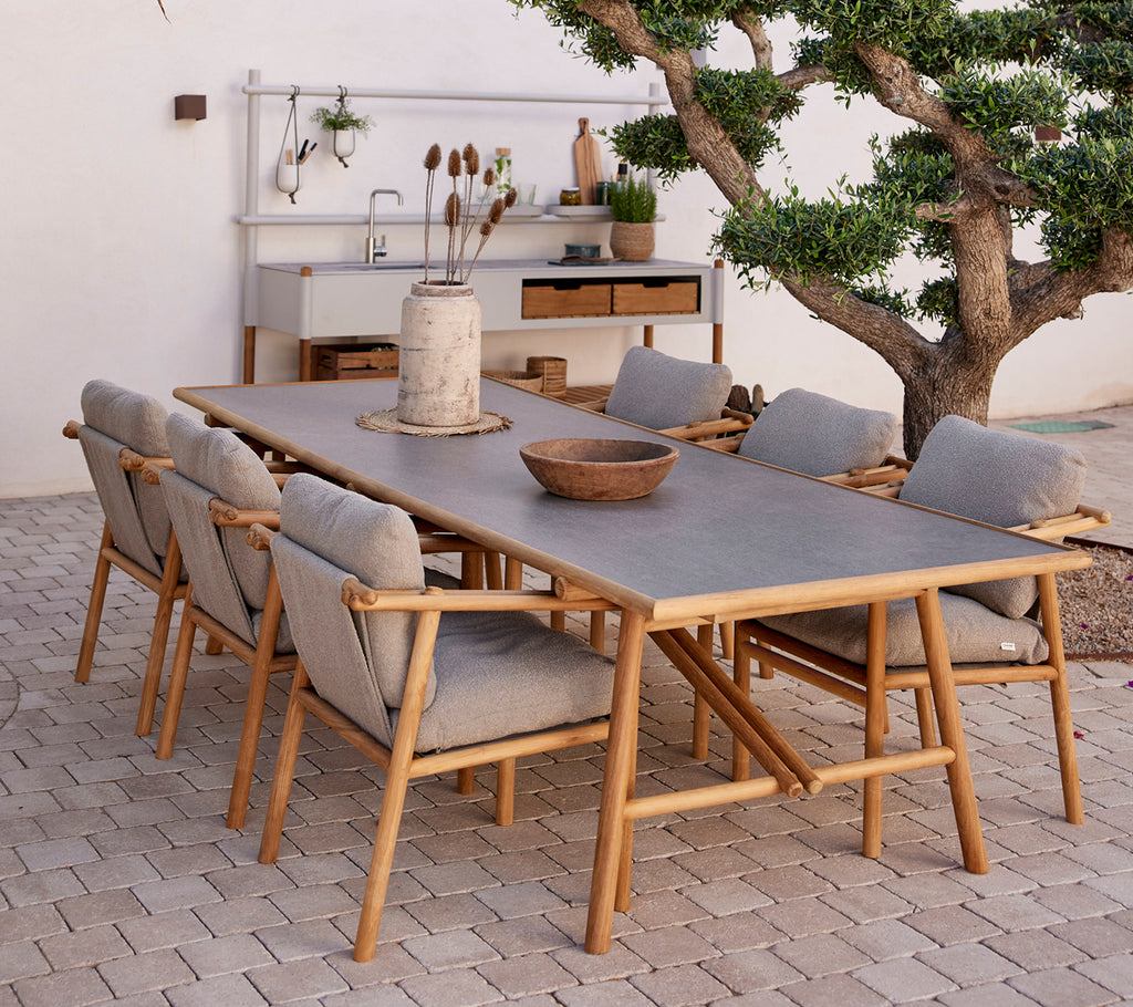 Sticks dining table, 280x100 cm