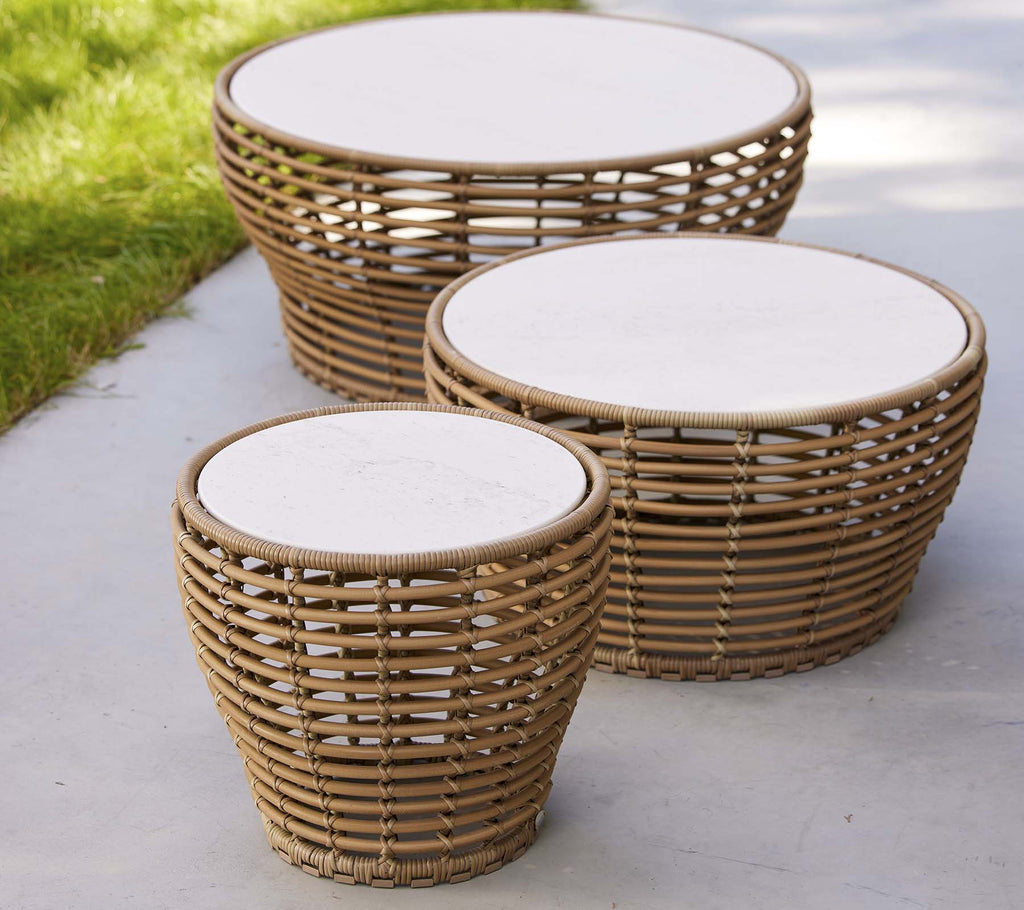 Basket coffee table, medium